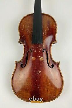 Antique vintage John Juzek Violin pre war 1937 with case Prague Czechoslovakia