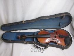 As-is antique violin Anton Schroetter Grigenbaumeister Bayern Germany with case