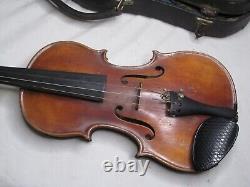 As-is antique violin Anton Schroetter Grigenbaumeister Bayern Germany with case