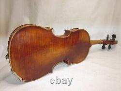 As-is antique violin Anton Schroetter Grigenbaumeister Bayern Germany with case