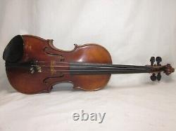 As-is antique violin Anton Schroetter Grigenbaumeister Bayern Germany with case