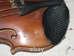 As-is antique violin Anton Schroetter Grigenbaumeister Bayern Germany with case