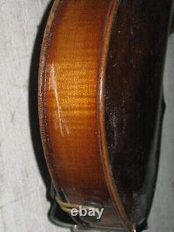 As-is antique violin Anton Schroetter Grigenbaumeister Bayern Germany with case