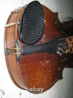 As-is antique violin Anton Schroetter Grigenbaumeister Bayern Germany with case