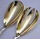 Beautiful Finnish Solid Silver Salad Servers 1908 Antique Heavy 132g Finland