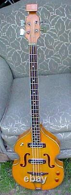 C. 1967 Vintage Japanese Violin-Body Beatle Bass guitar