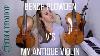 Comparing The Holstein Bench And My Antique Violin