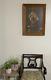 Custom Made Antique Wood Frame 15 X 22 With Print Of The Old Violin