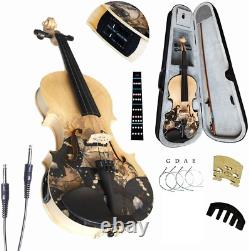Electric/Acoustic Violin Set for Beginners Special Designed Gift for Kids/Beginn