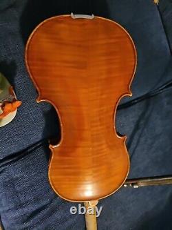 English VIOLIN 1922 A. D. ARTHUR L. SCHOLES #65 CASE BOWS