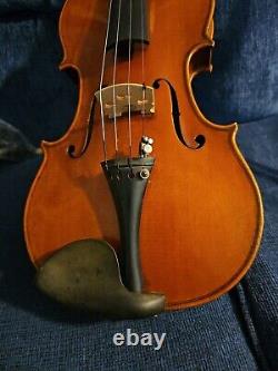 English VIOLIN 1922 A. D. ARTHUR L. SCHOLES #65 CASE BOWS