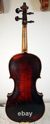 Excellent sound! LISTEN to the VIDEO! OLD Antique Bohemain violin c. 1930, ID1