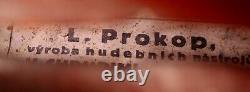 Excellent tone! 3/4 OLD Czech violin by LADISLAV PROKOP 1940. LISTEN to VIDEO