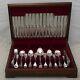 Fiddle Thread & Shell Sheffield Silver Service 82 Piece Canteen Of Cutlery