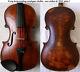 Fine Old 19th Centrury Violin -see Video Antique Violino 587
