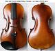 Fine Old French Master Violin D Nicolas D'aine -video- Antique? 192