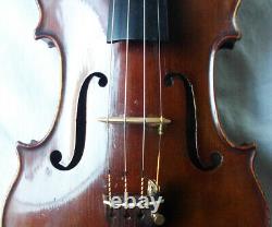FINE OLD FRENCH MASTER VIOLIN D NICOLAS d'AINE -video- ANTIQUE 344