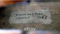 FINE OLD GERMAN 18th Century VIOLIN see VIDEO ANTIQUE? 102