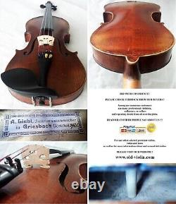 FINE OLD GERMAN MASTER VIOLIN ANDREAS LIEBL video ANTIQUE? 551