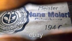 FINE OLD GERMAN MASTER VIOLIN HANS MEIERL 1946 video ANTIQUE? 249