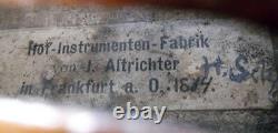 FINE OLD GERMAN VIOLIN Altrichter 1884 -see video ANTIQUE RARE? 139