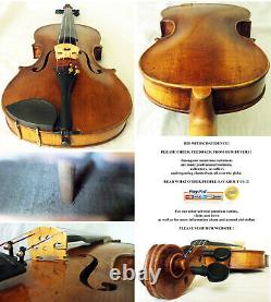 FINE OLD GERMAN VIOLIN EARLY 1900 video ANTIQUE master? 373