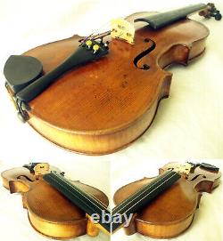 FINE OLD GERMAN VIOLIN EARLY 1900 video ANTIQUE master? 373