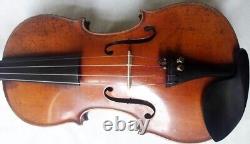 FINE OLD GERMAN VIOLIN EARLY 1900 video- ANTIQUE master? 527