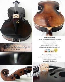 FINE OLD GERMAN VIOLIN EARLY 1900 video- ANTIQUE master? 554