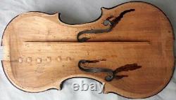 FINE OLD GERMAN VIOLIN EARLY 1900 video- ANTIQUE master? 554