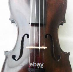 FINE OLD GERMAN VIOLIN EARLY 1900 video- ANTIQUE master? 554