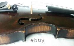 FINE OLD GERMAN VIOLIN EARLY 1900 video- ANTIQUE master? 554