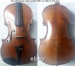 FINE OLD VIOLIN around 1950s see VIDEO ANTIQUE VIOLINO? 445