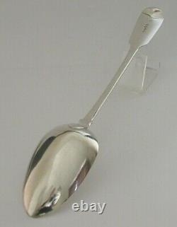 Fiddle Pattern Griffin Family Crest Georgian Sterling Silver Basting Spoon 1839