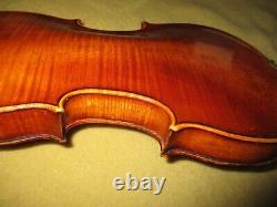 Fine Old Antique 1960s Vintage Mittenwald German 4/4 Violin-Big Sound-Sold Cheap