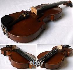 Fine Old German 3/4 Violin Around 1930 Video Rare Antique 309