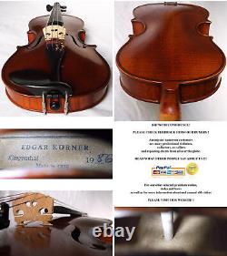 Fine Old German 3/4 Violin Koerner 1986 Video Rare Antique 177