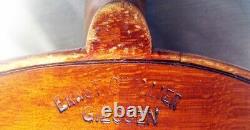 Fine Old German Master Violin Ernst Challier -video Antique? 450