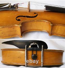 Fine Old Lionhead Violin Video Antique Rare Lion Head? 250