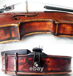 Fine Old Lionhead Violin Video Antique Rare Lion Head? 420
