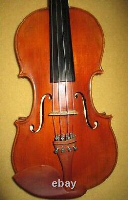 Fine Rare Old 1990s Vintage Italian School 4/4 Violin-Huge Warm Sound-A Cannon