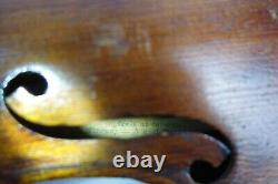 For Restoration As-Is Antique Joh Bapt. Schweitzer 1813 Violin Music Instrument