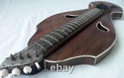 For Restoration Cythera Old Lap Violin Harp Rare Musical Instrument Stringed