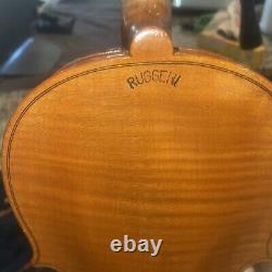 Francesco Ruggeri Violin With Two Bows Needs New Strings