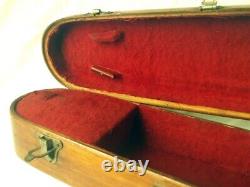 Free Shipping Old Wooden French Violin Case Antique Rare? 1