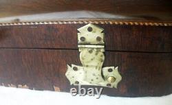 Free Shipping Old Wooden German Violin Case Antique Rare? 1