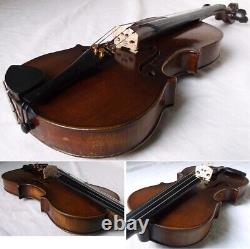 GOOD OLD GERMAN VIOLIN SCHUSTER -video RARE ANTIQUE MASTER? 046