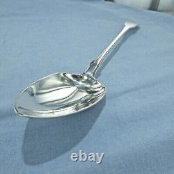 Good Antique Sterling Silver Fiddle Back Basting/stuffing Spoon London 1851