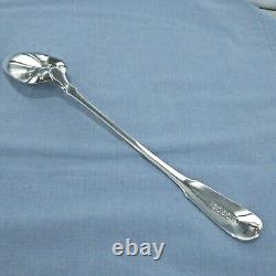 Good Antique Sterling Silver Fiddle Back Basting/stuffing Spoon London 1851