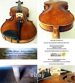 Good Old German Violin Schweitzer Video Fine Antique Rare? 356